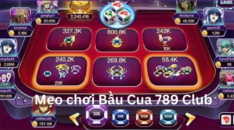 kinh nghiem choi bau cua 789club Cách chơi bầu cua online 789Club