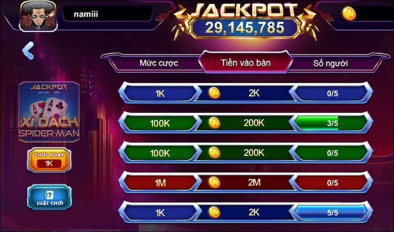 xi dach spiderman 789club Chiến thuật xì dách Spider Man